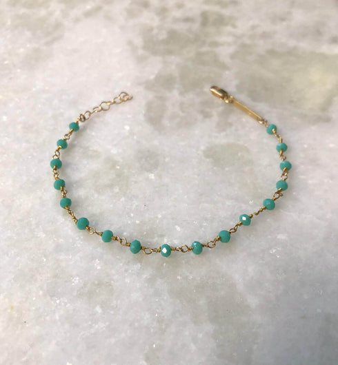 Chalcedony Multi Wrap Bracelet